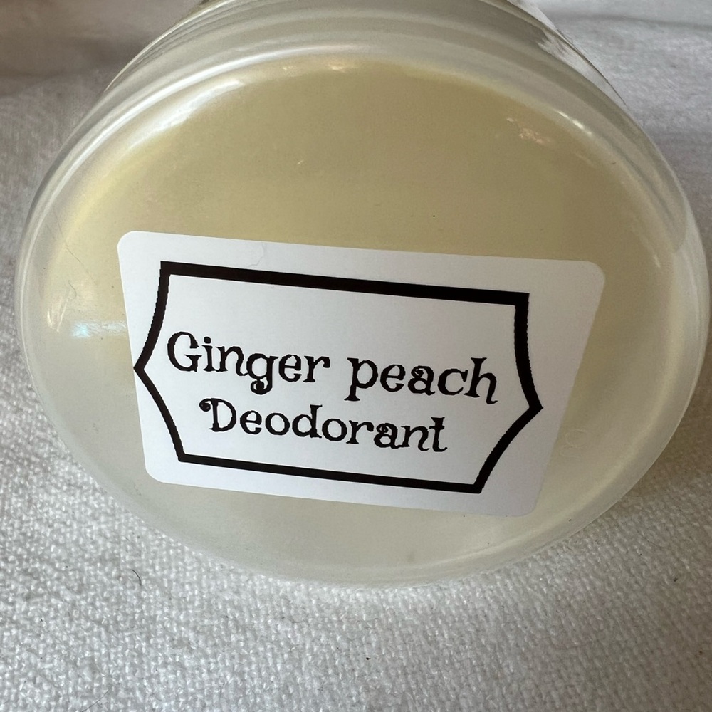 Ginger peach natural deodorant 4 ounces - Picture 3 of 3